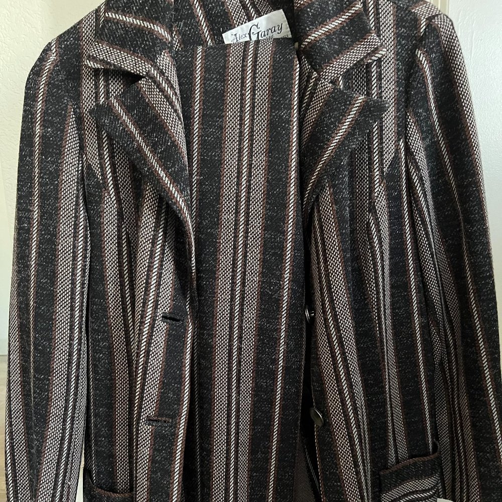 Vintage Striped Pantsuit Set